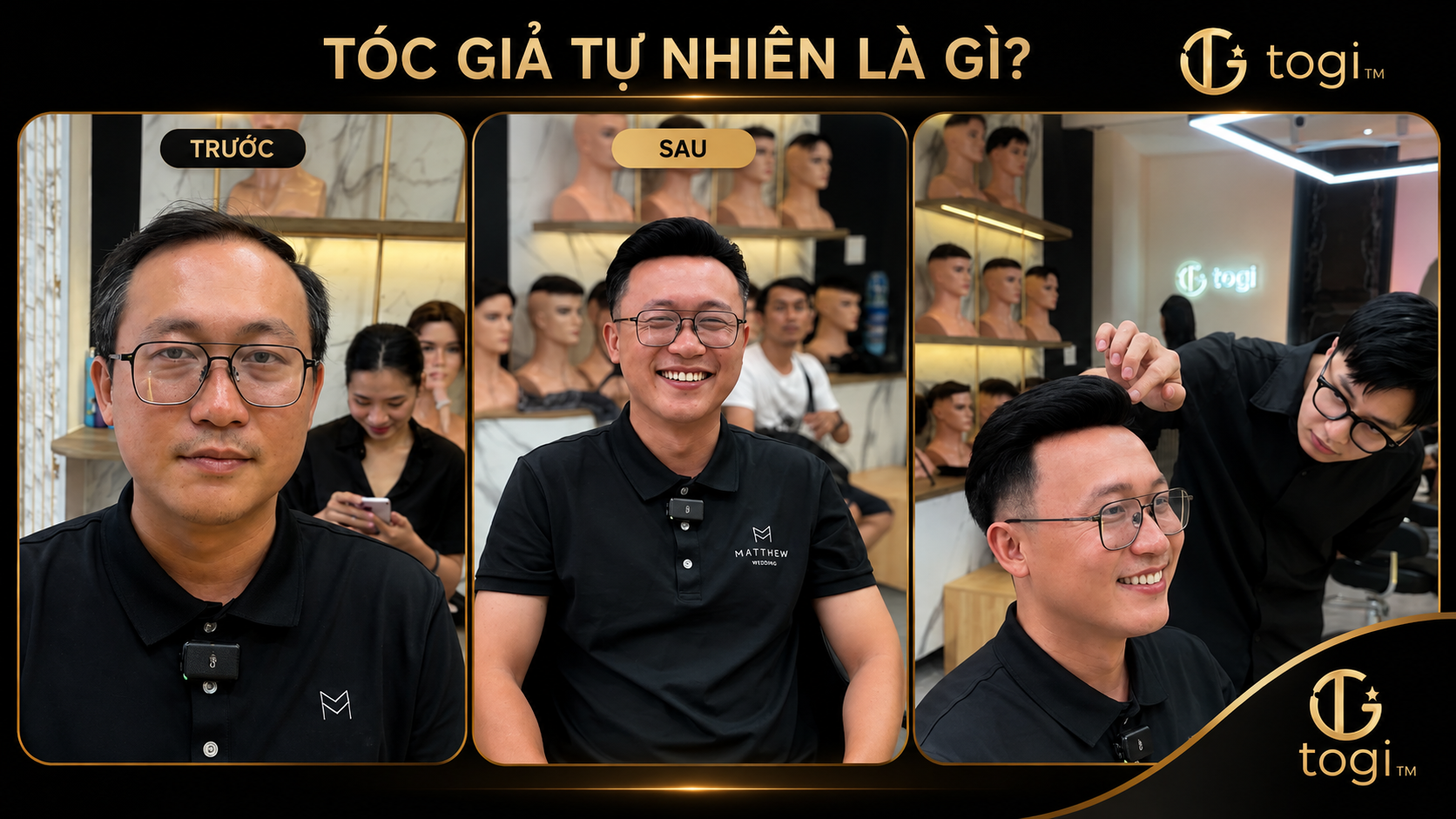 Tóc Giả Nam Tự Nhiên Là Gì? Mua Tóc Giả Ở Đâu Uy Tín? | Togihair