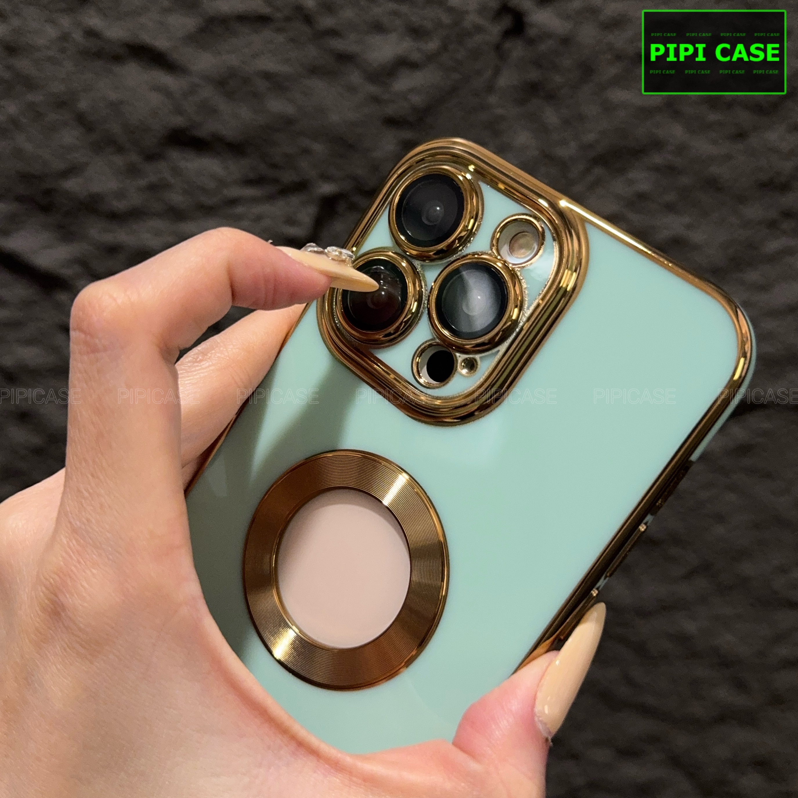 Ốp Lưng iPhone 14 Pro - Pandora - Xanh Mint_thumbnail_1
