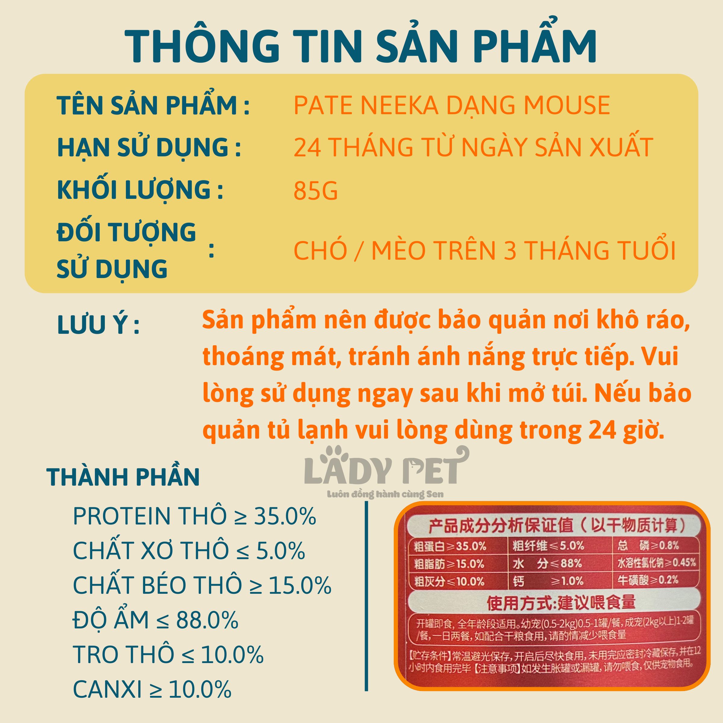 Pate Neeka Đặc (Mouse) Cho Mèo_thumbnail_4