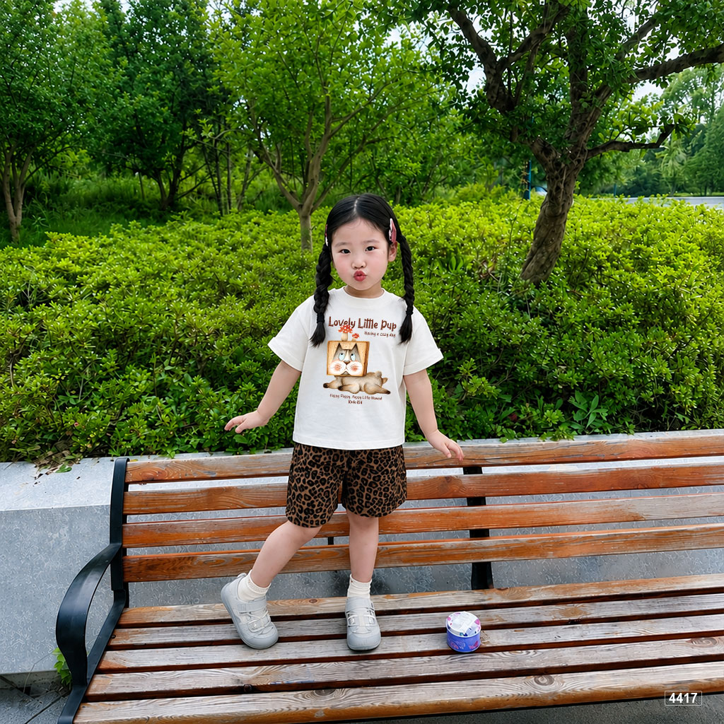 Áo thun bé gái form rộng lovely little Hàn Quốc Kado 4417_thumbnail_4