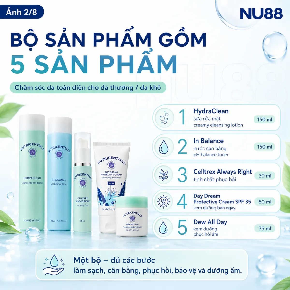 Bộ Sản Phẩm Nutricentials Bioadaptive dành cho Da Thường/ Da Khô_thumbnail_2