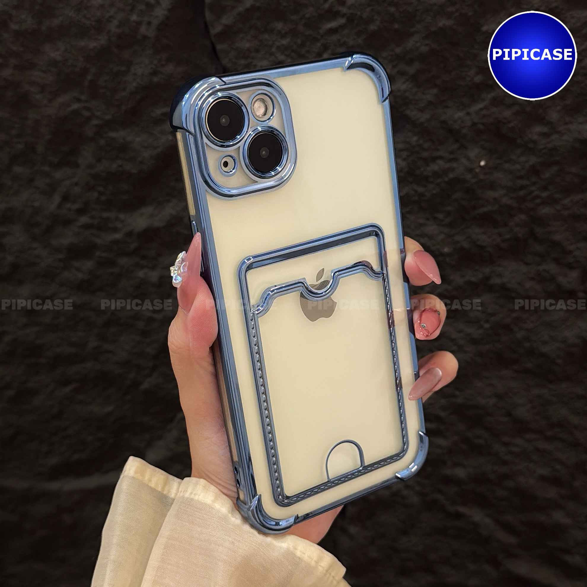 Ốp Lưng iPhone 14 Plus - Ốp Thẻ - Xanh Nhạt_thumbnail_7