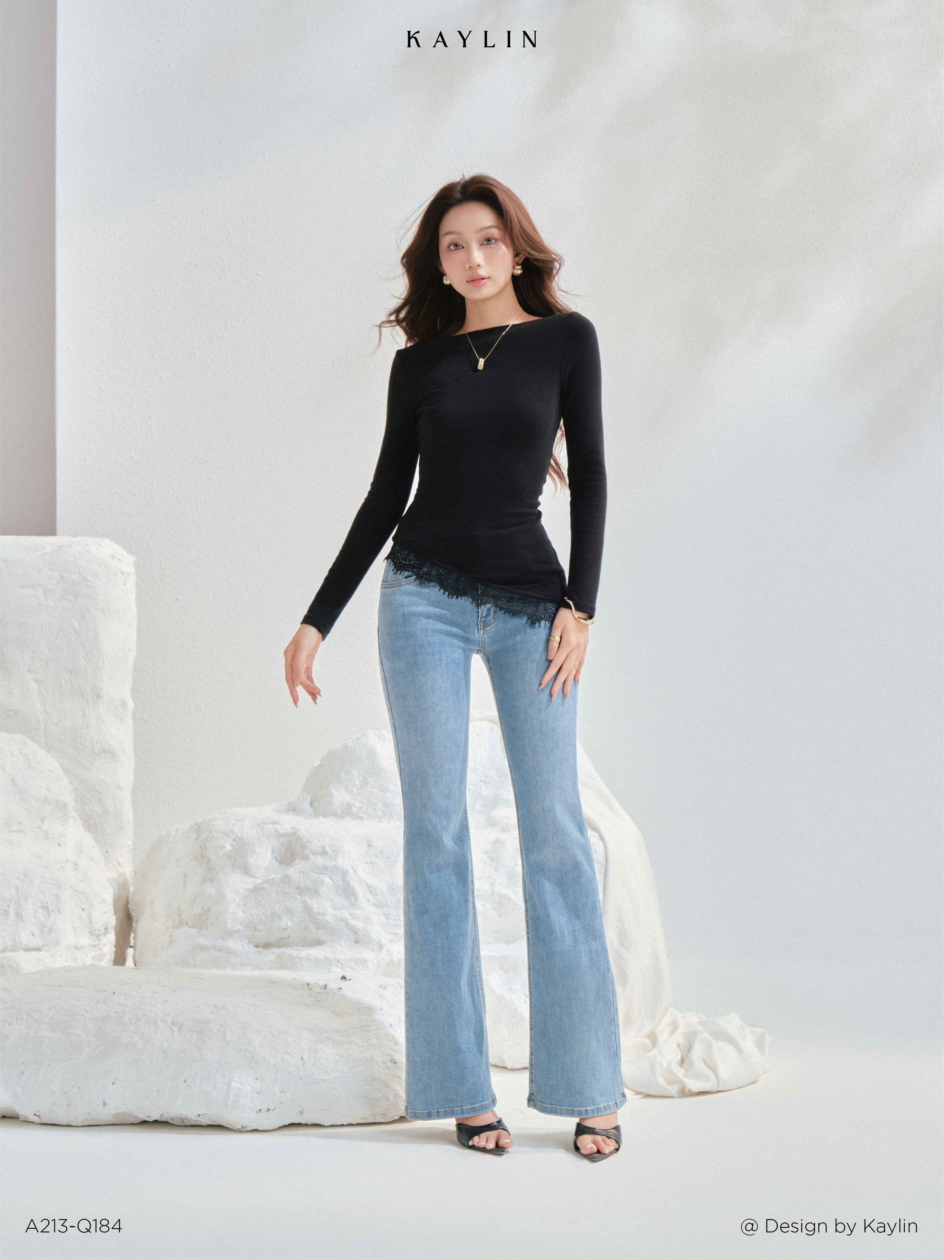Quần Jean Loe Thanh Lịch KAYLIN Stella Denim