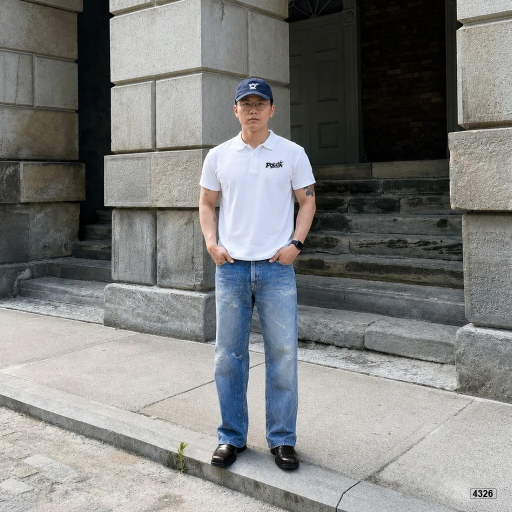 Áo polo nam cổ trụ thoáng mát basic Polux 4326_thumbnail_3