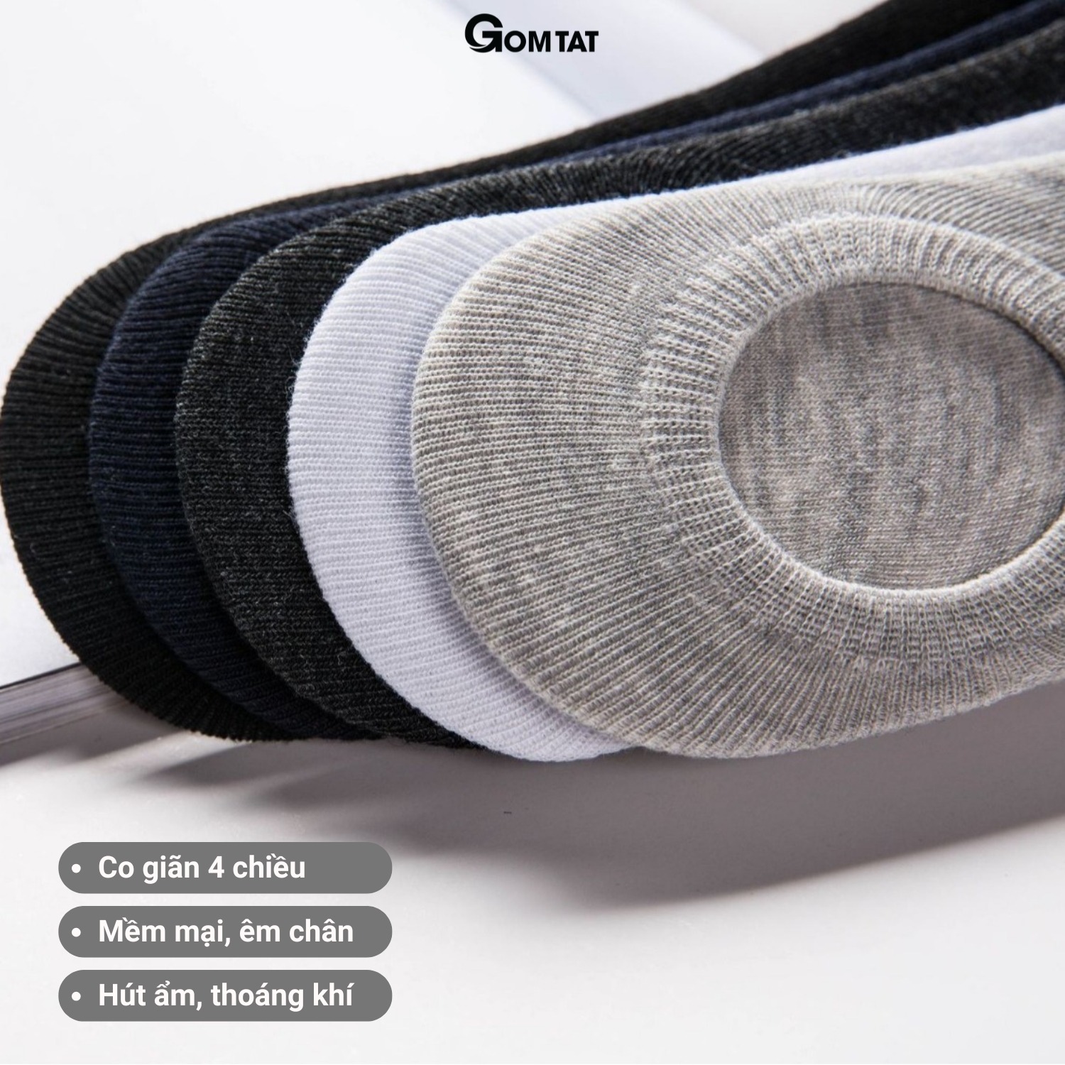 Combo 5 đôi tất lười nam chống tuột gót GOMTAT chất cotton thoáng mát cho mùa hè - MIA-180423-CB5_thumbnail_4