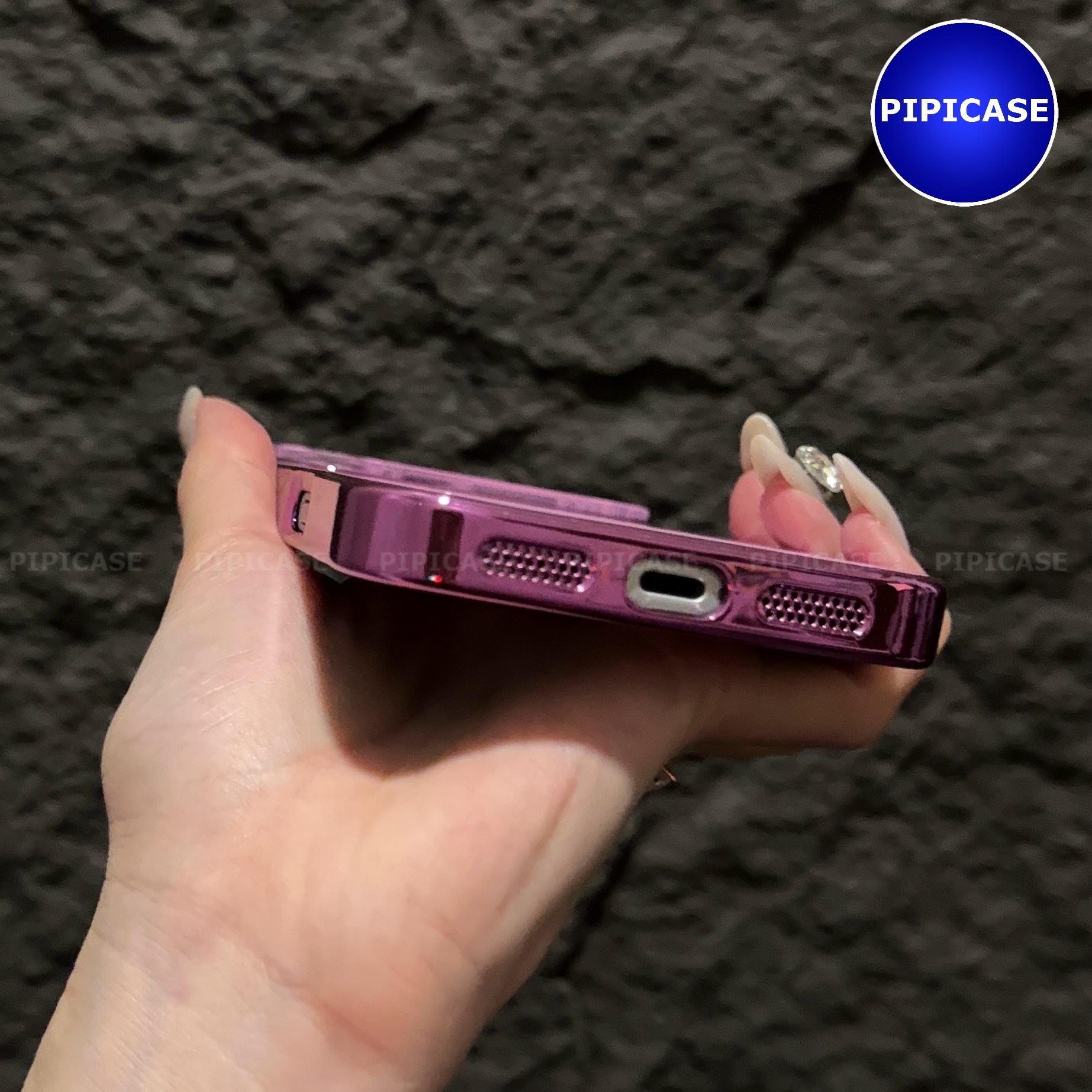 Ốp Lưng iPhone 17 Pro Max - Gash - Hồng Đậm_thumbnail_3