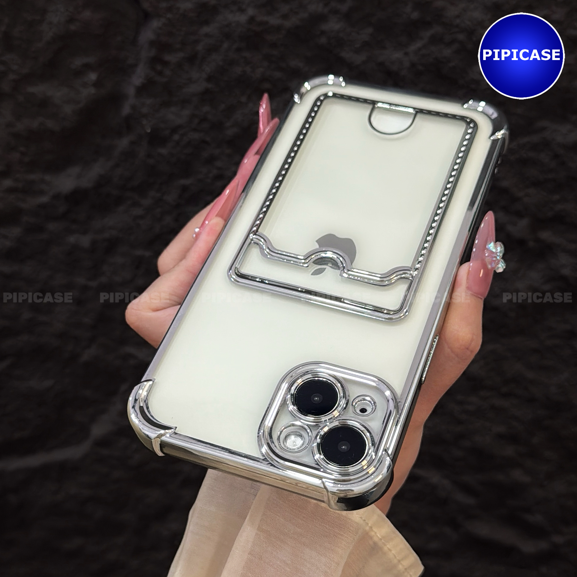 Ốp Lưng iPhone 14 Plus - Ốp Thẻ - Bạc_thumbnail_11