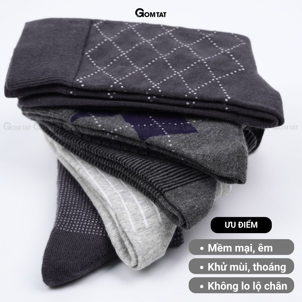 Combo tất giày tây họa tiết LUX-MIX-CB_thumbnail_64