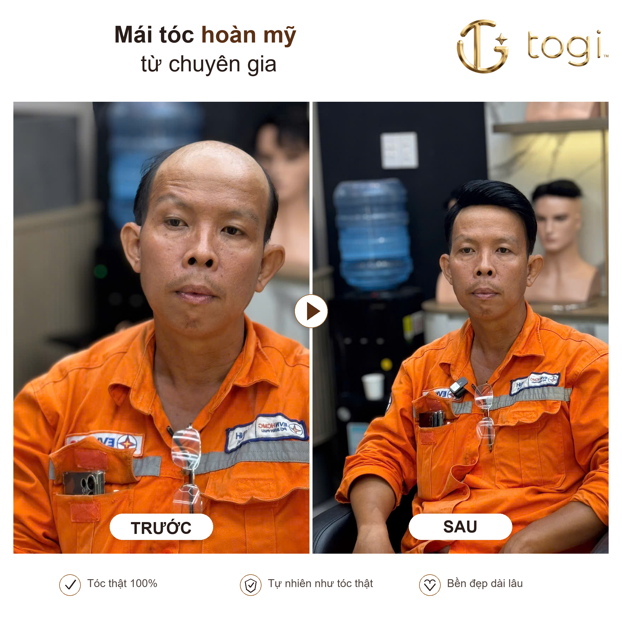 Togi65 chính diện kiểm tra độ hợp khuôn mặt