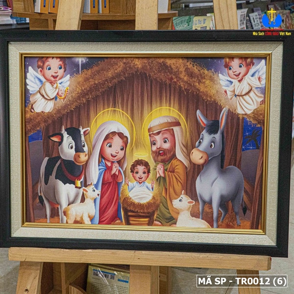 Tranh Canvas Gia Đình Thánh Gia mẫu 23 (35x50cm)_thumbnail_2