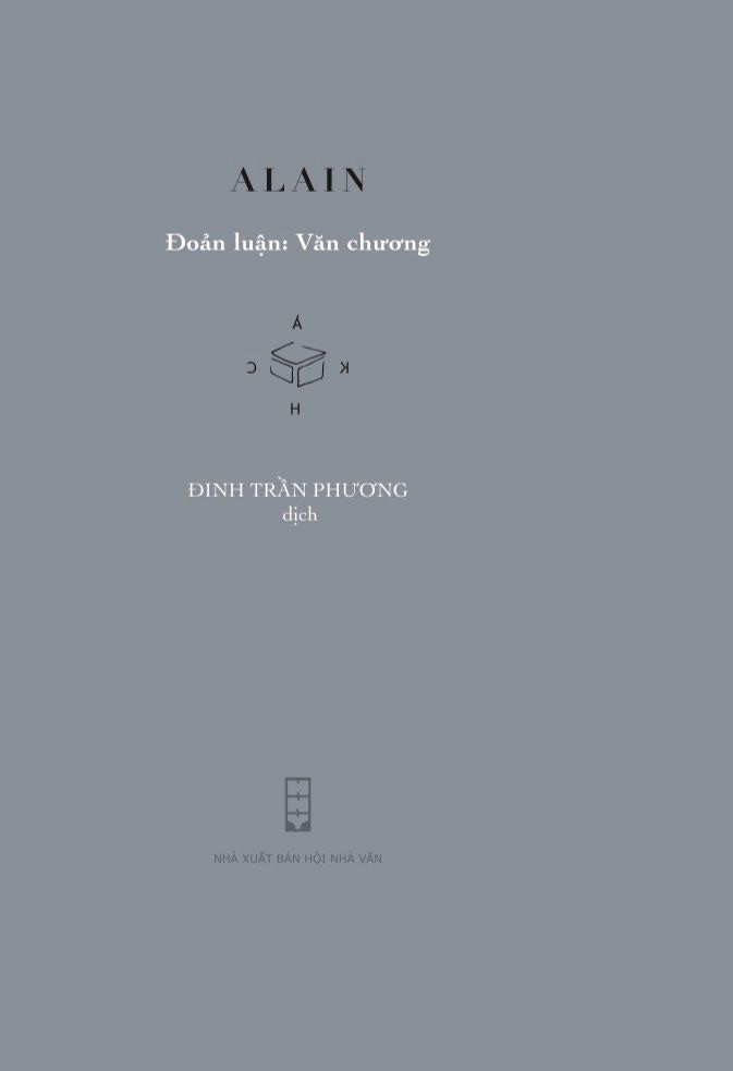 Đoản luận: Văn chương (Alain)