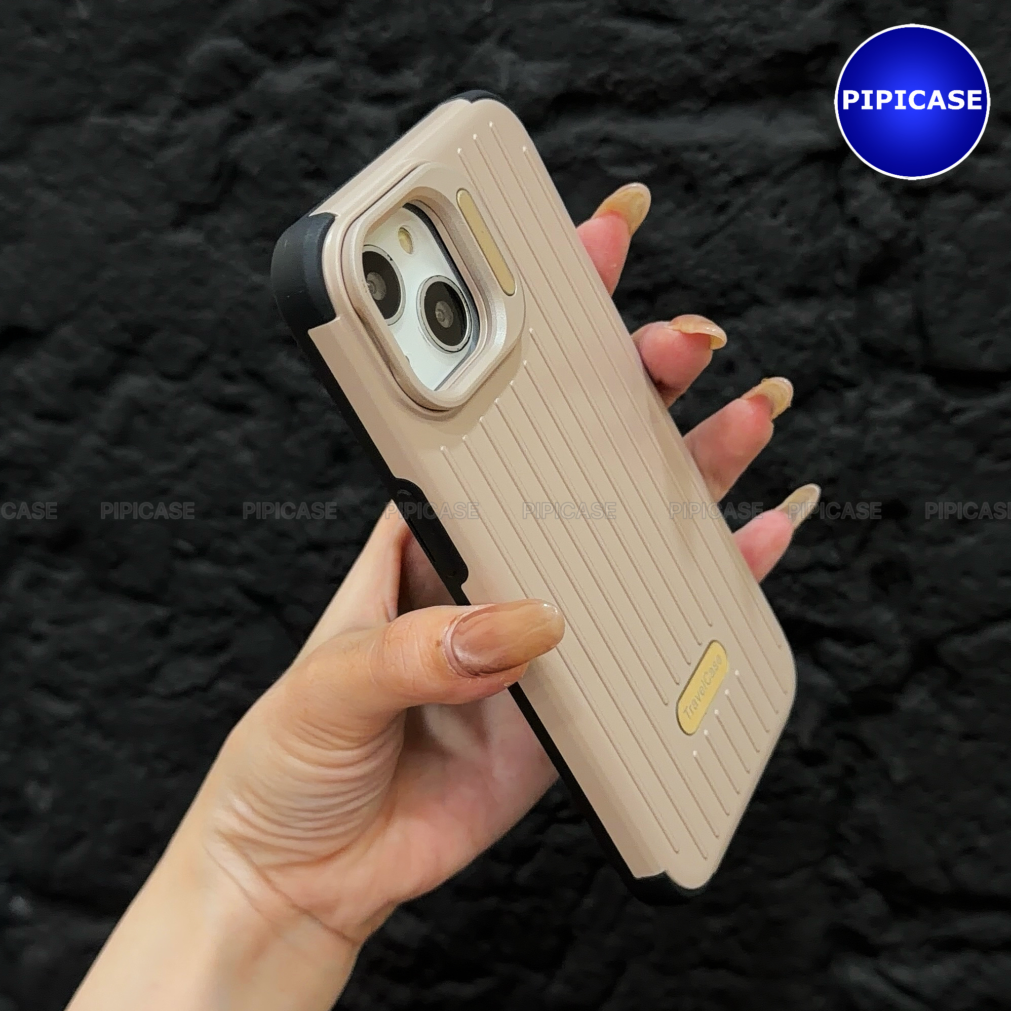 Ốp Lưng iPhone 13 - Hondao - Nâu Nhạt_thumbnail_3