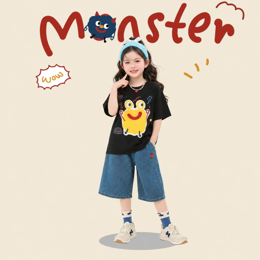 Áo phông trẻ em cộc tay hình MONSTER - Loza Kids A002_thumbnail_6