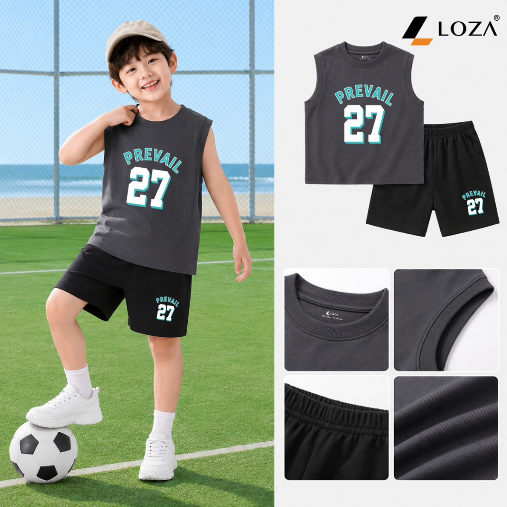 Set bộ ba lỗ bé trai hình 'Prevail 27
