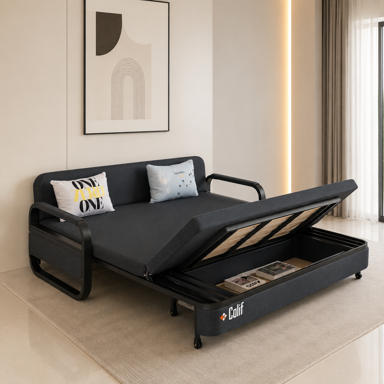 Những mẫu sofa giường đẹp cho phòng khách hiện đại