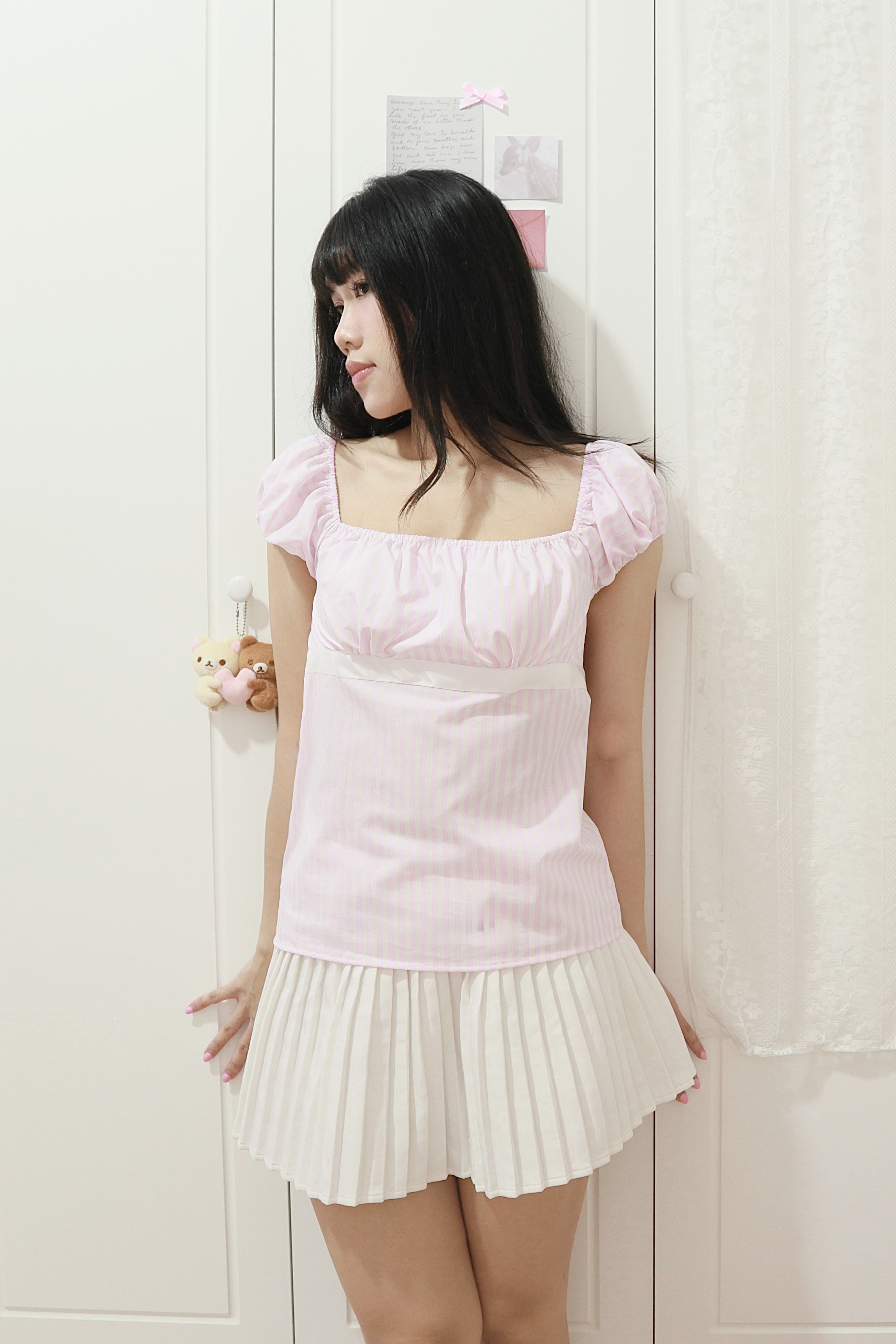 HANDMADE BABYDOLL TOP (LƯNG CỘT NƠ)_thumbnail_12