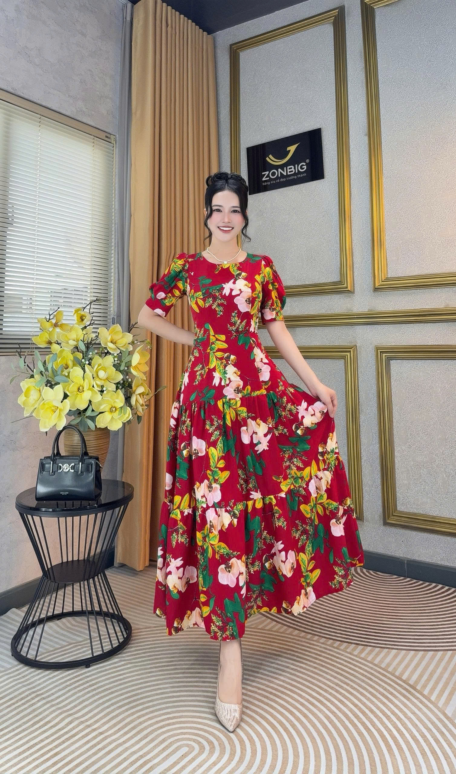 Đầm xòe - Y2171 - Thương hiệu ZONBIG