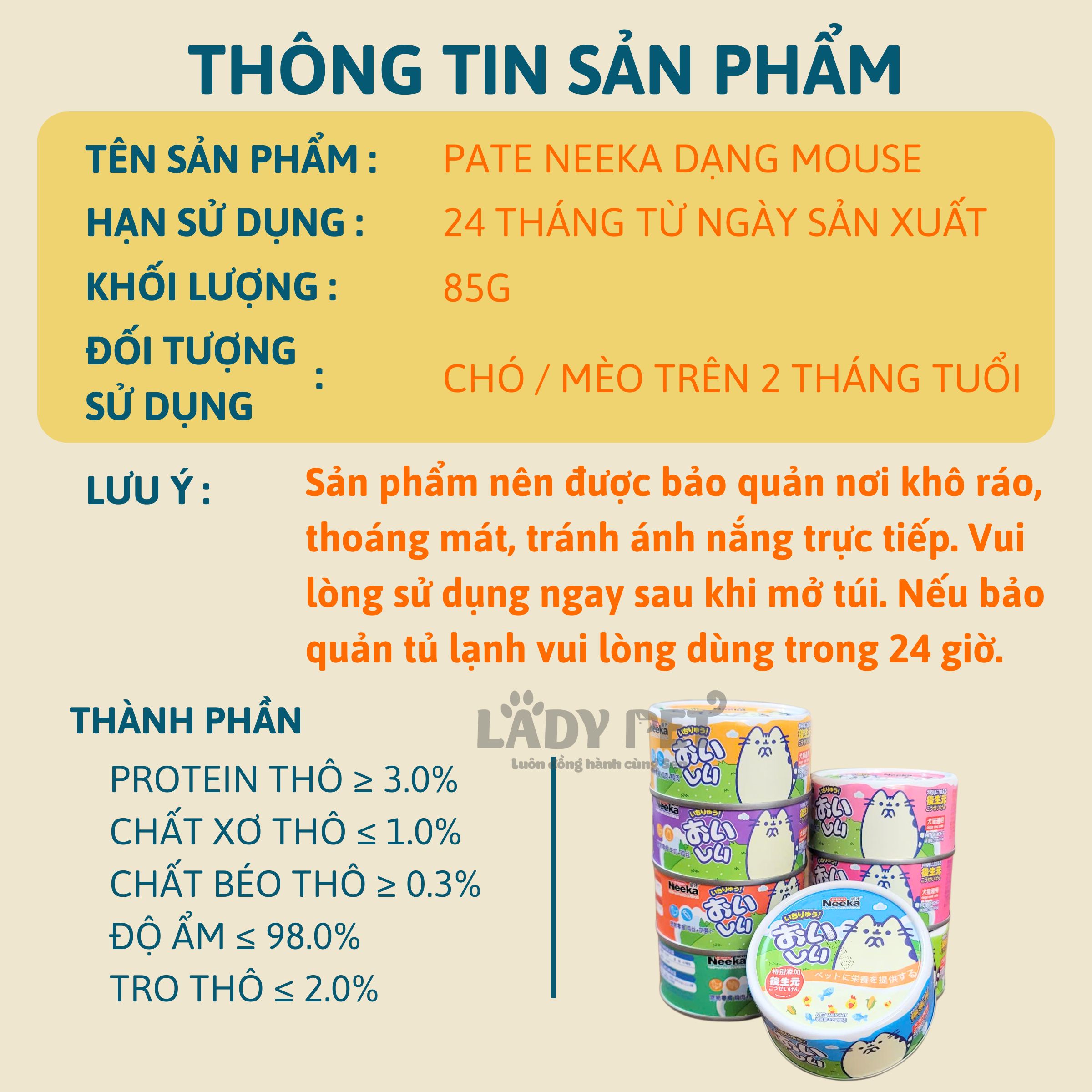 Pate dinh dưỡng Neeka cho mèo dạng lon 85g_thumbnail_2