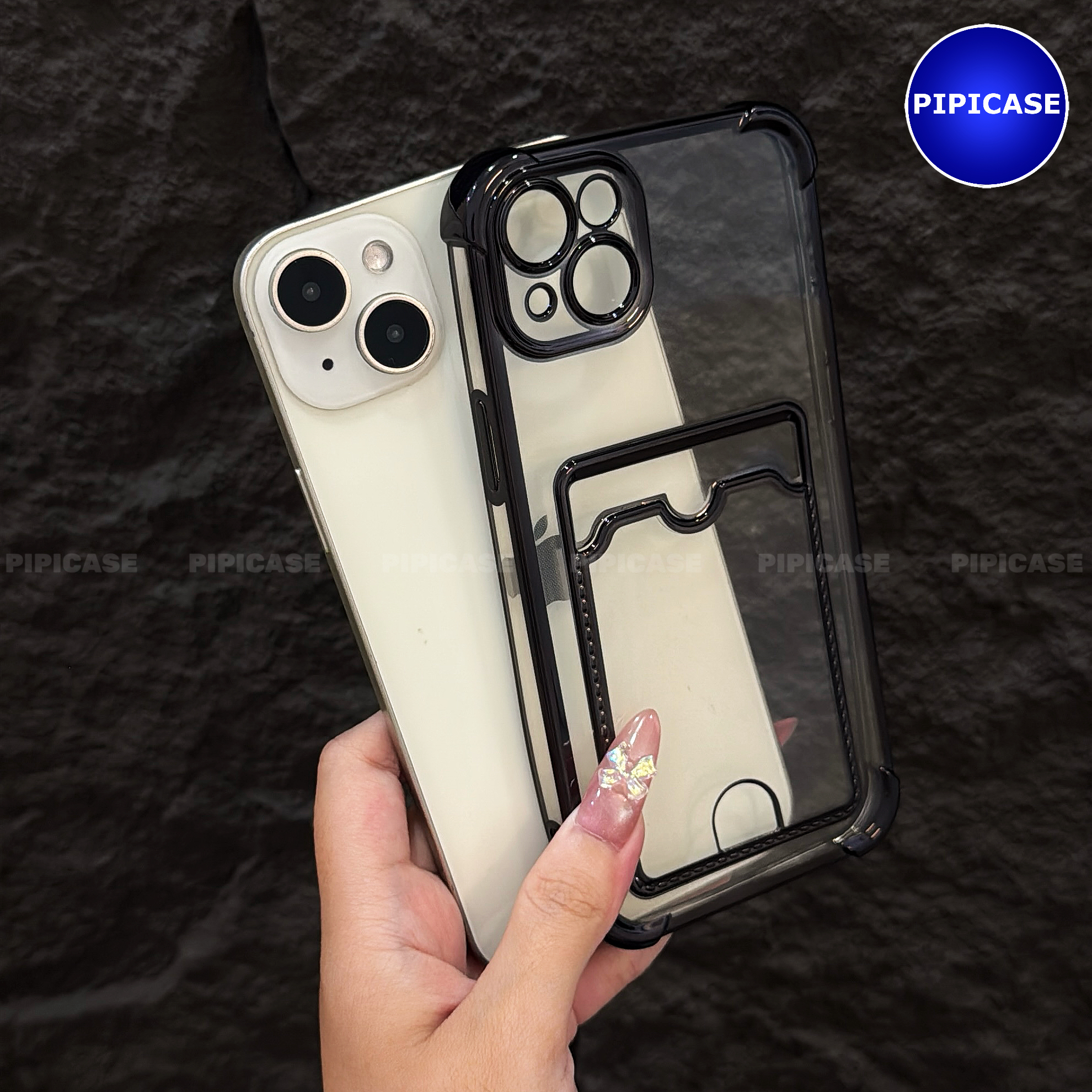 Ốp Lưng iPhone 14 Plus - Ốp Thẻ - Đen_thumbnail_5