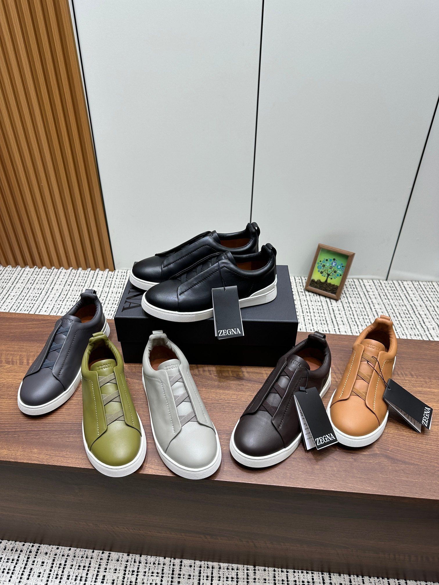 Giày Slipon Zegna ( bảng màu )