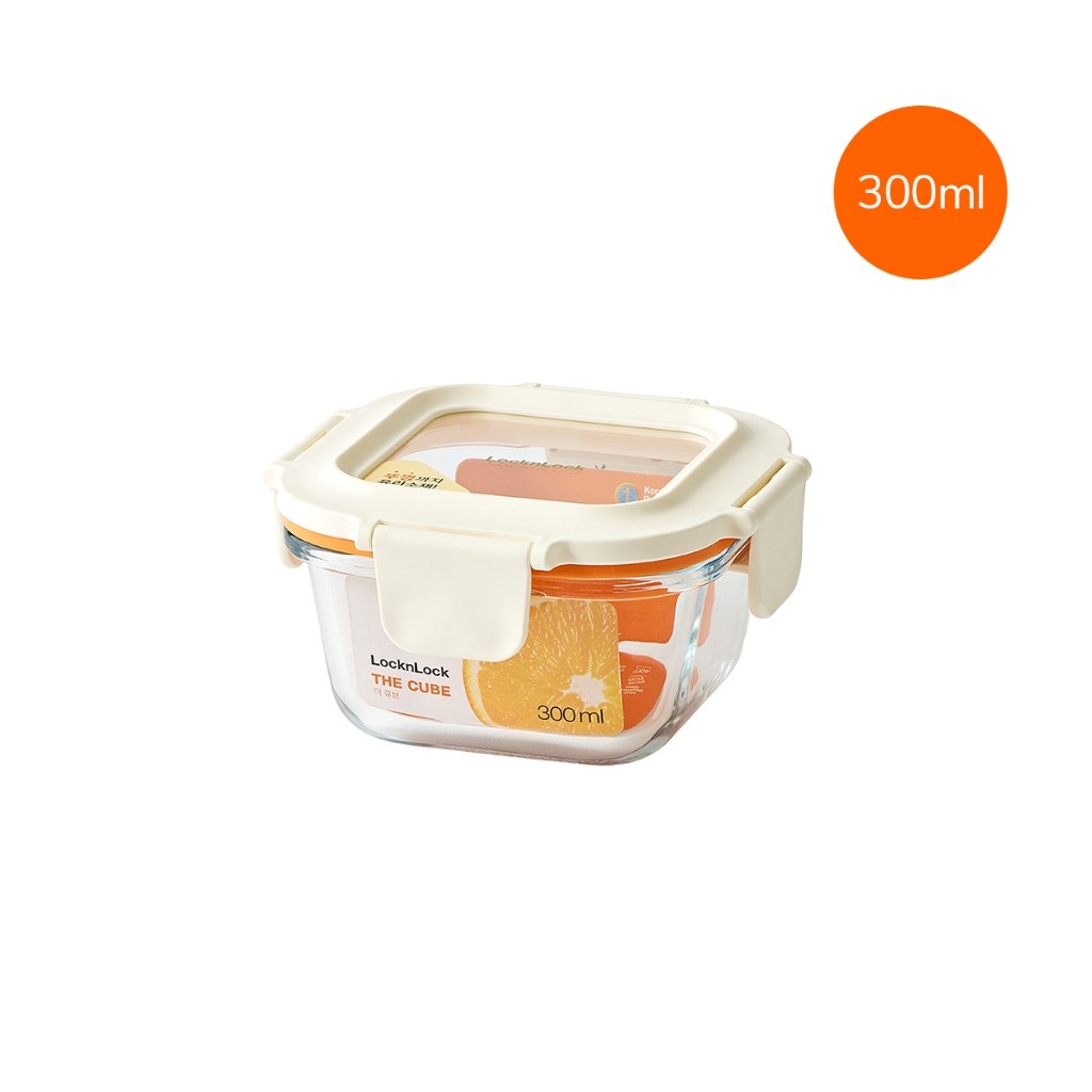 Hộp đựng thực phẩm thủy tinh LocknLock The Cube glass container nhiều dung tích
