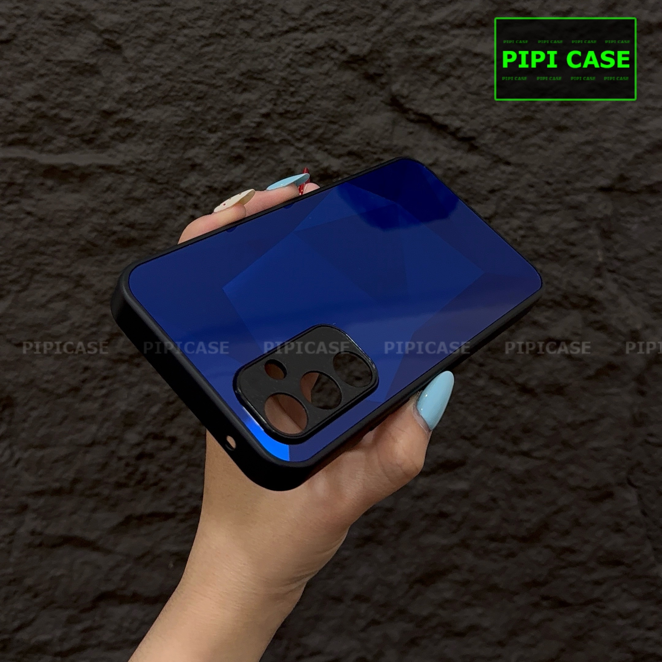 Ốp Lưng Samsung A54 - Kim Cương 6D - Xanh Dương_thumbnail_3
