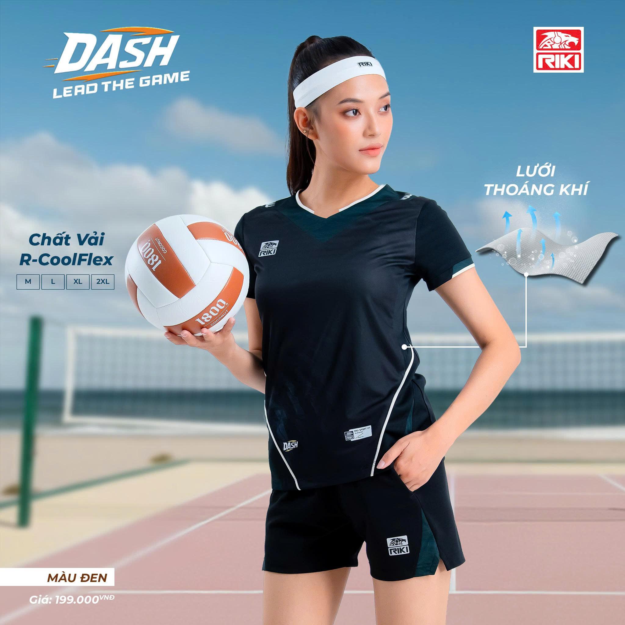 Quần Áo Bóng Chuyền Có Túi Riki DASH Thun Mè R-Coolflex Thoáng Khí Thể Thao Đương Đại_thumbnail_6