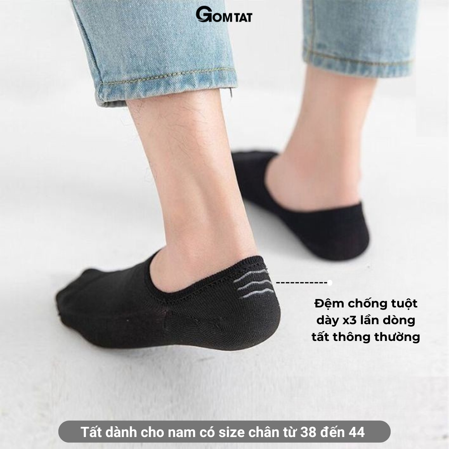 Combo 5 đôi tất lười nam chống tuột gót GOMTAT chất cotton thoáng mát cho mùa hè - MIA-180423-CB5_thumbnail_9