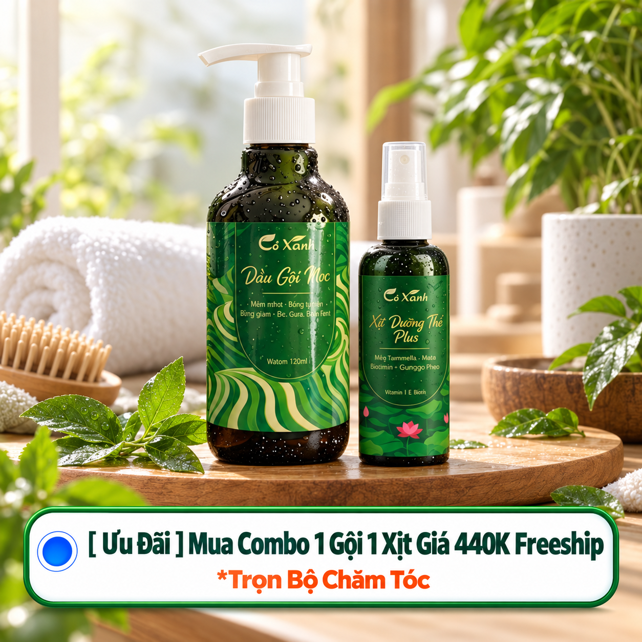 Combo Gội Xịt Plus