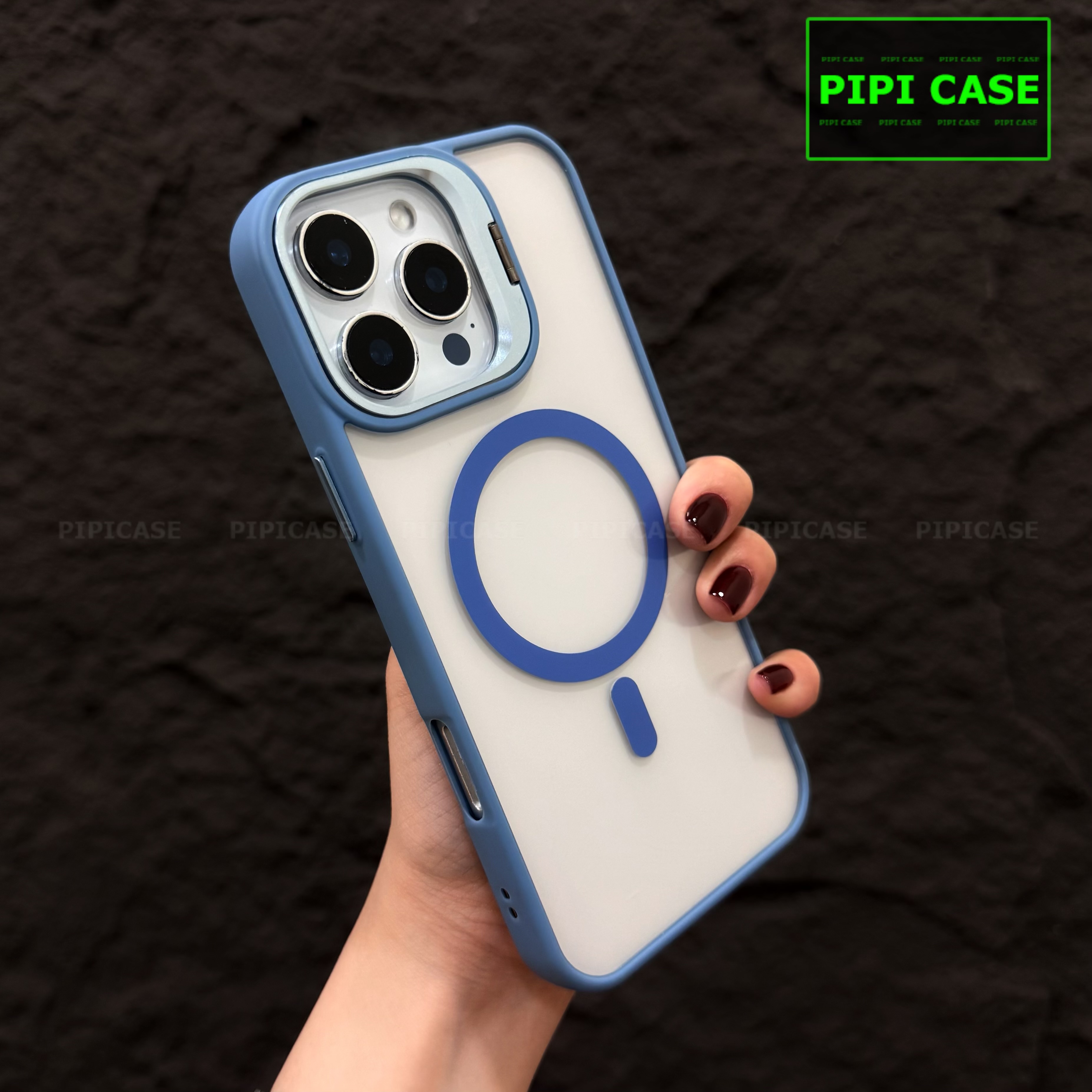 Ốp Lưng iPhone 14 Pro Max - Dansi - Xanh Nhạt_thumbnail_12