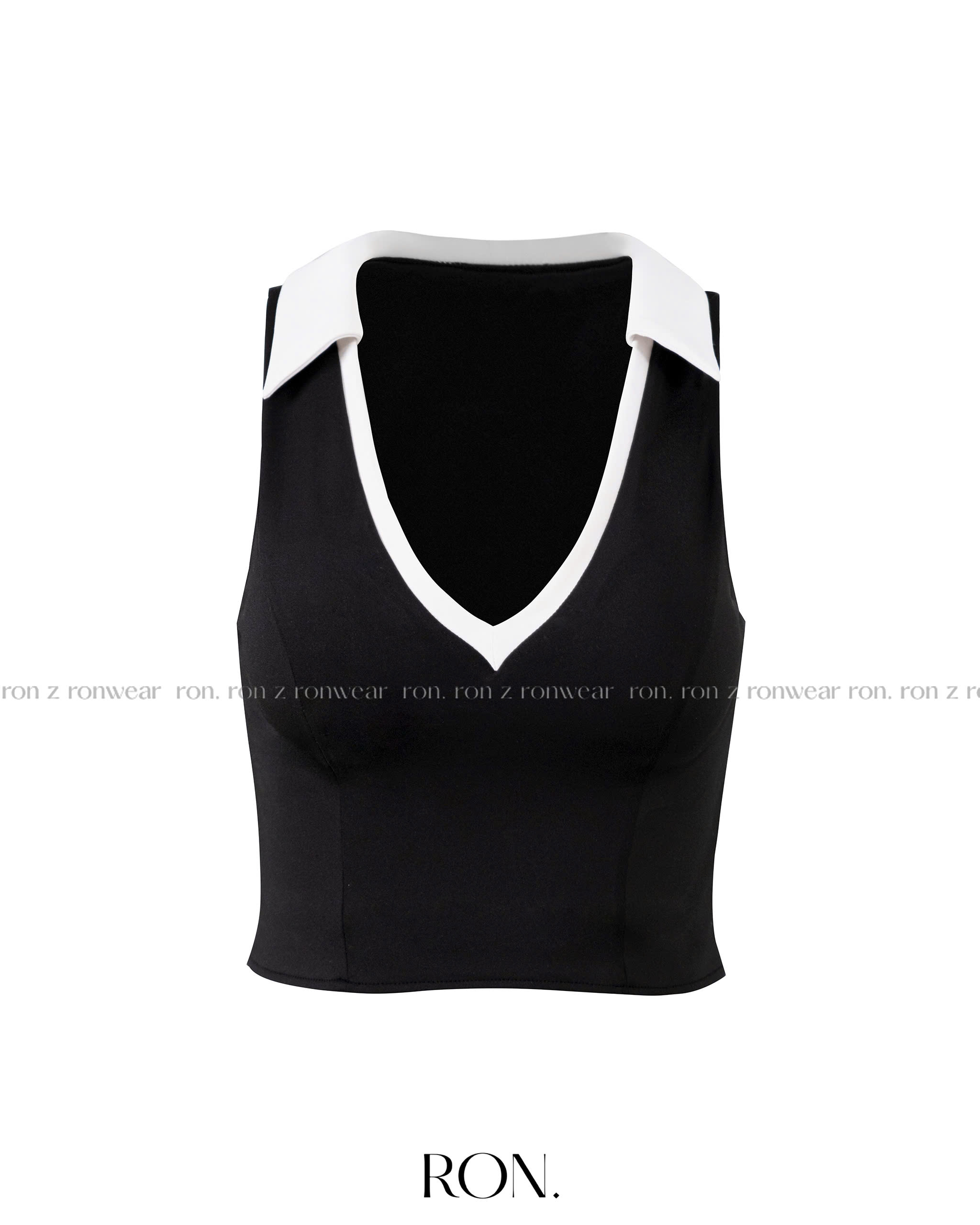 Áo pick cổ trắng