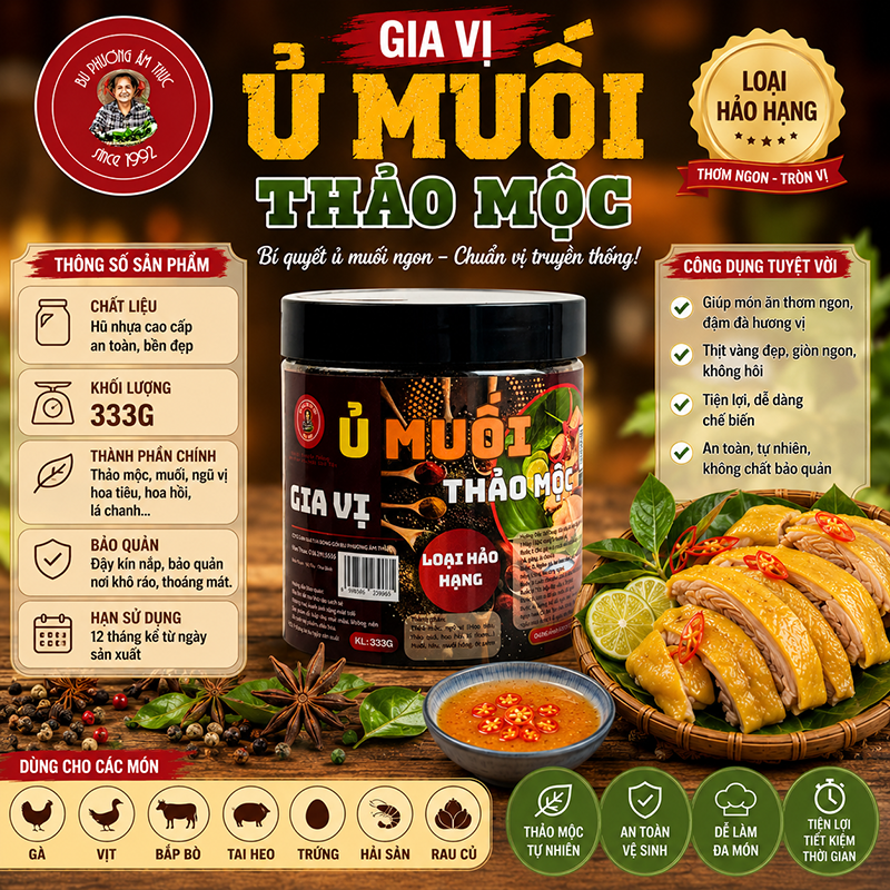 Gia Vị Ủ Muối Thảo Mộc Bu Phương 333G – Làm Gà Ủ Muối, Tai Heo, Bắp Bò Thơm Ngon - BP31_thumbnail_7