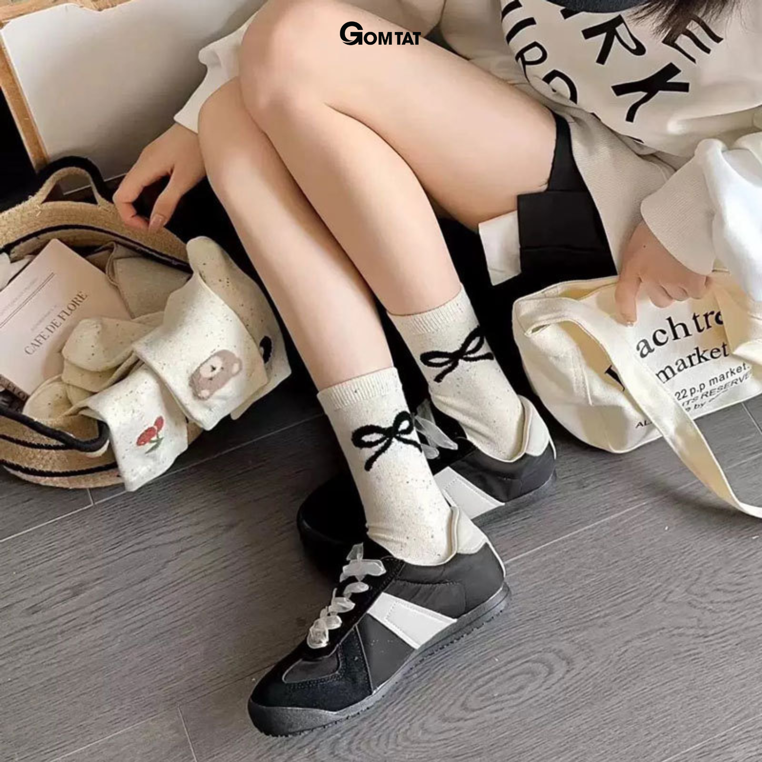 Set 5 đôi tất cao cổ nữ họa tiết gấu nơ cute GOMTAT, vớ chân chất cotton phong cách Hàn Quốc hot trend – JIN-2517-CB5_thumbnail_6