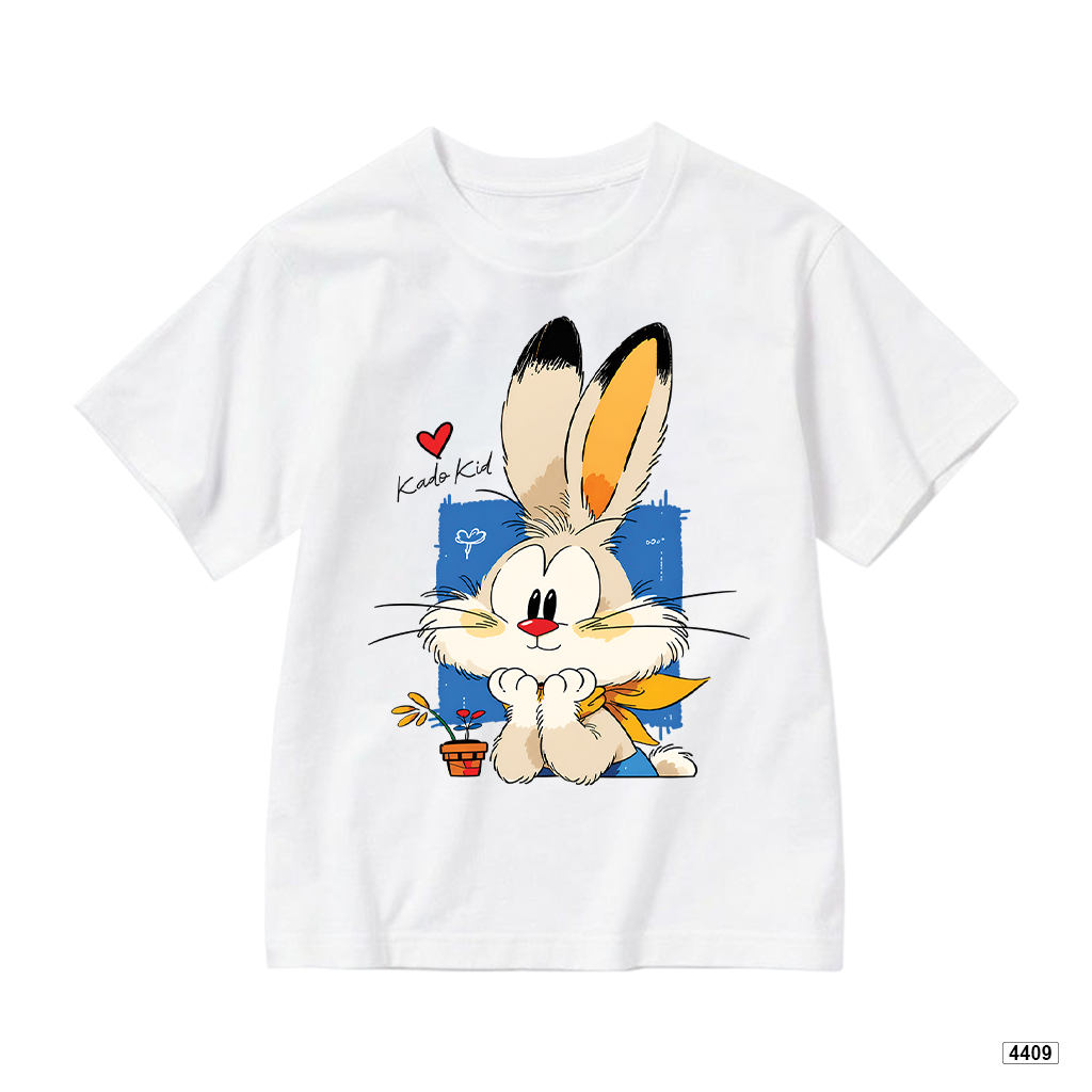 Áo thun bé gái form rộng bunny love Hàn Quốc Kado 4409_thumbnail_7