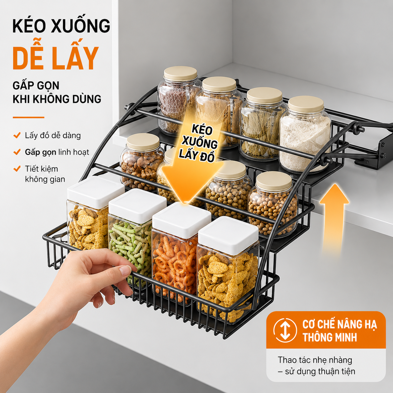 Kệ Để Gia Vị 3 Tầng Nâng Hạ Thông Minh_thumbnail_3