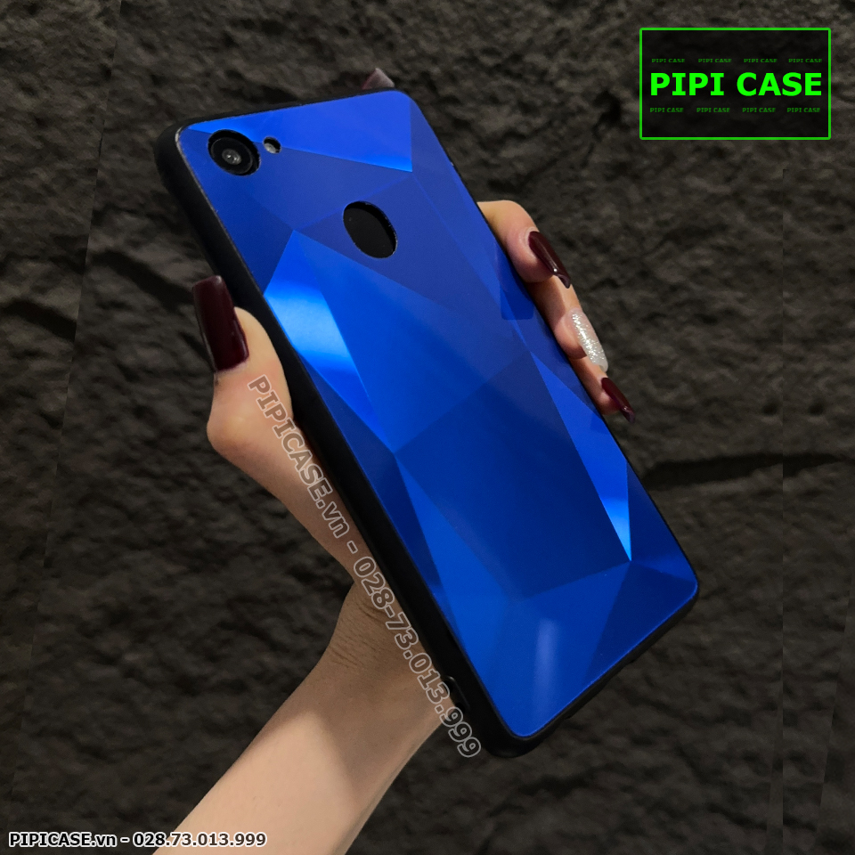 Ốp Lưng Oppo F7 - Kim Cương 6D - Xanh_thumbnail_5