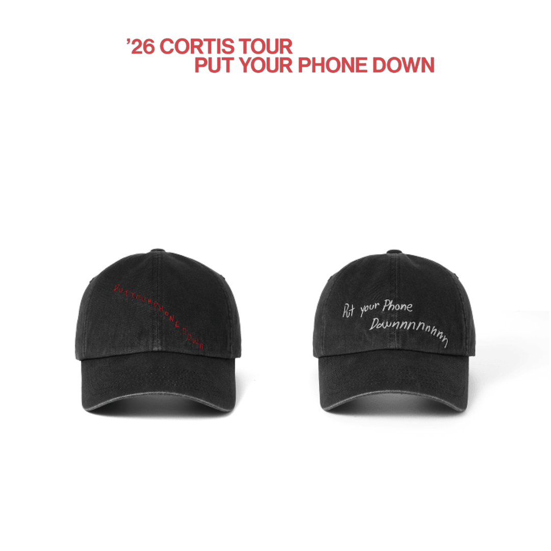 CORTIS PYPD MERCH TOUR BALL CAP (BLACK)