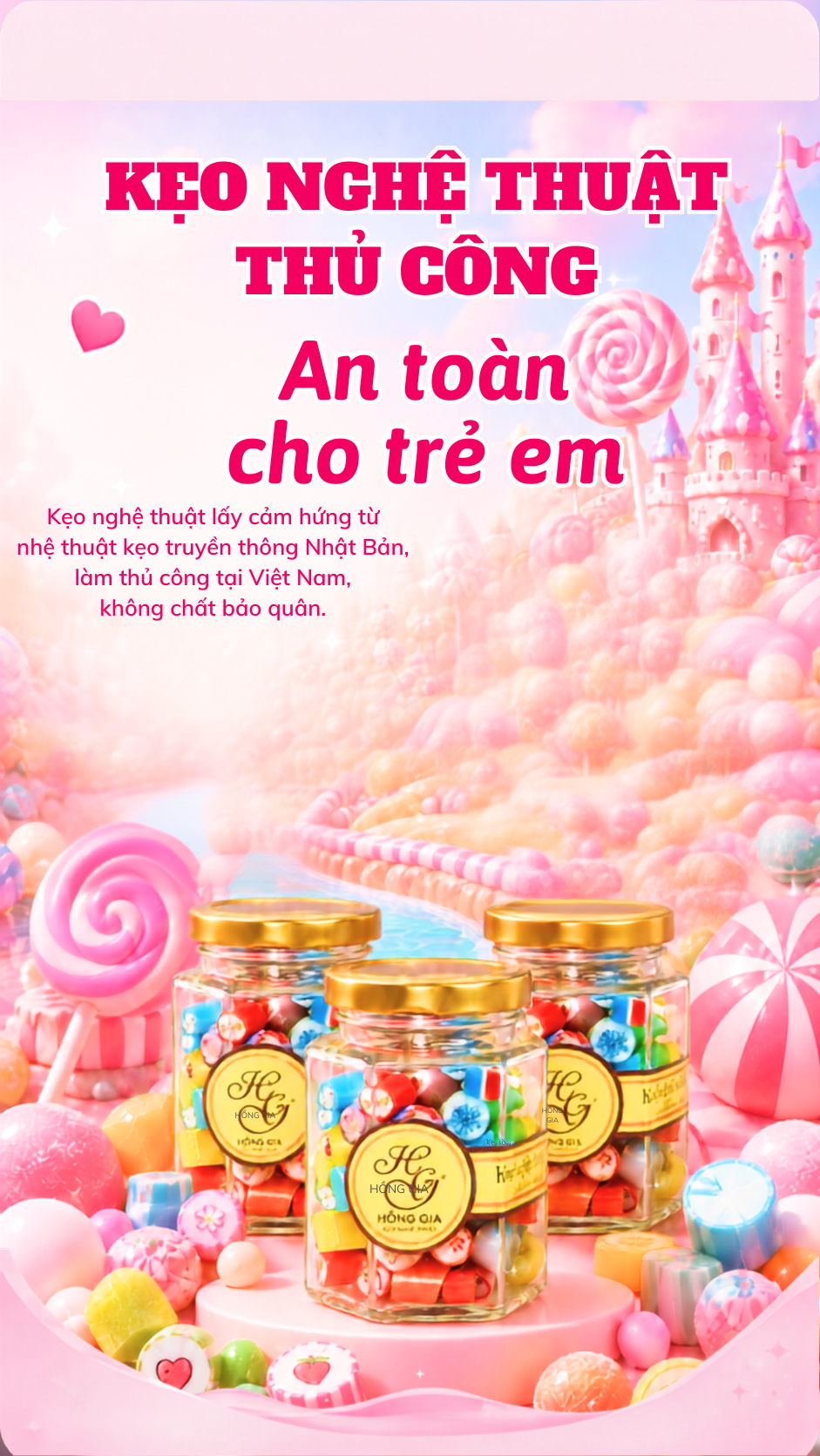 Kẹo nghệ thuật thủ công - an toàn cho trẻ em (1)