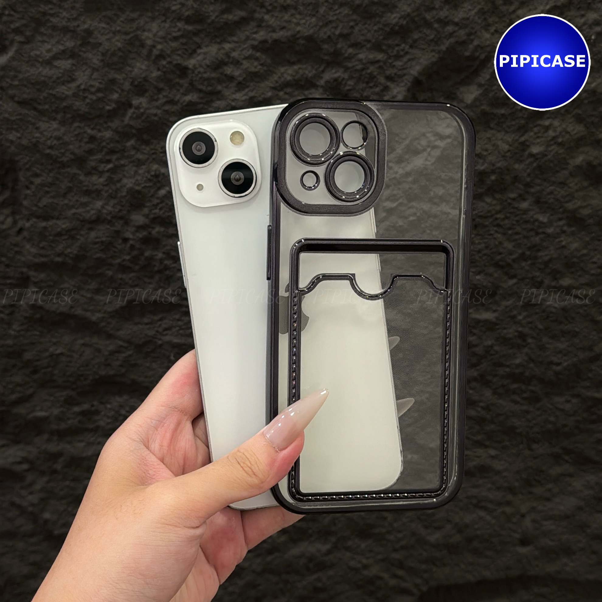 Ốp Lưng iPhone 14 - Ốp Thẻ - Đen_thumbnail_1