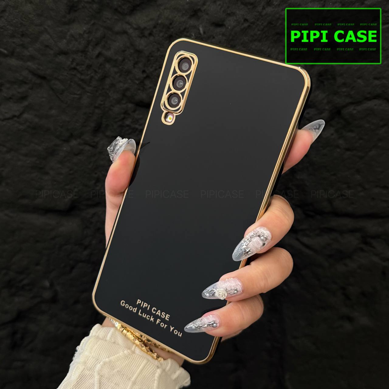 Ốp Lưng Samsung A7 2018 - Royal - Đen