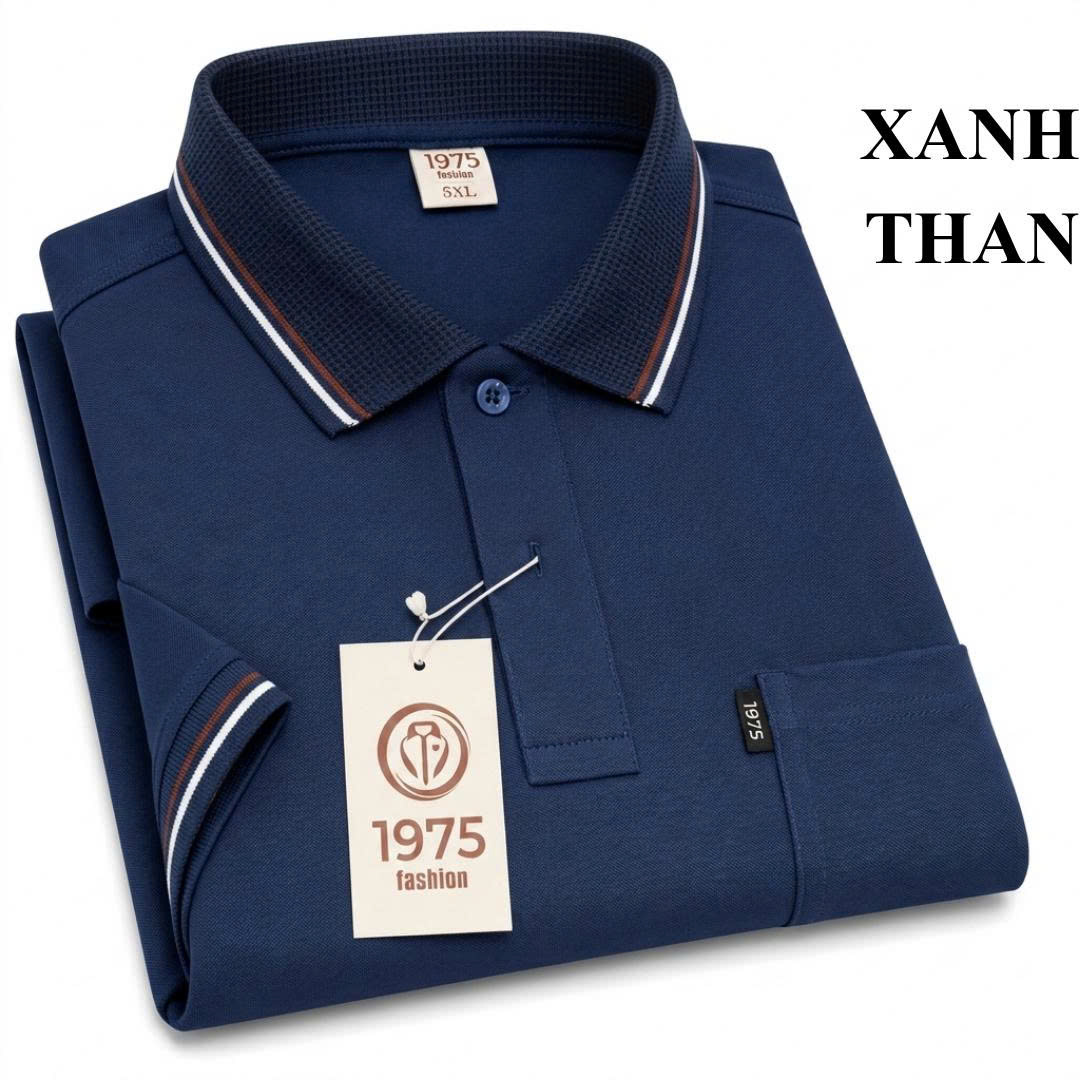 POLO XANH THAN TRƠN