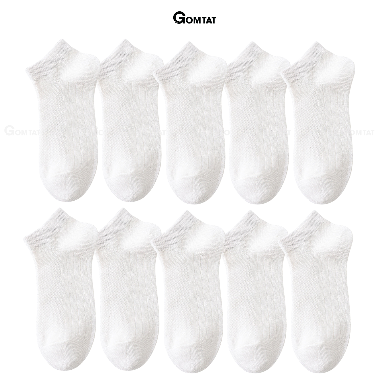 Combo tất nam cổ thấp GOMTAT, chất liệu cotton mặt lưới cao cấp hút ẩm khử mùi - MIA-2002_thumbnail_9