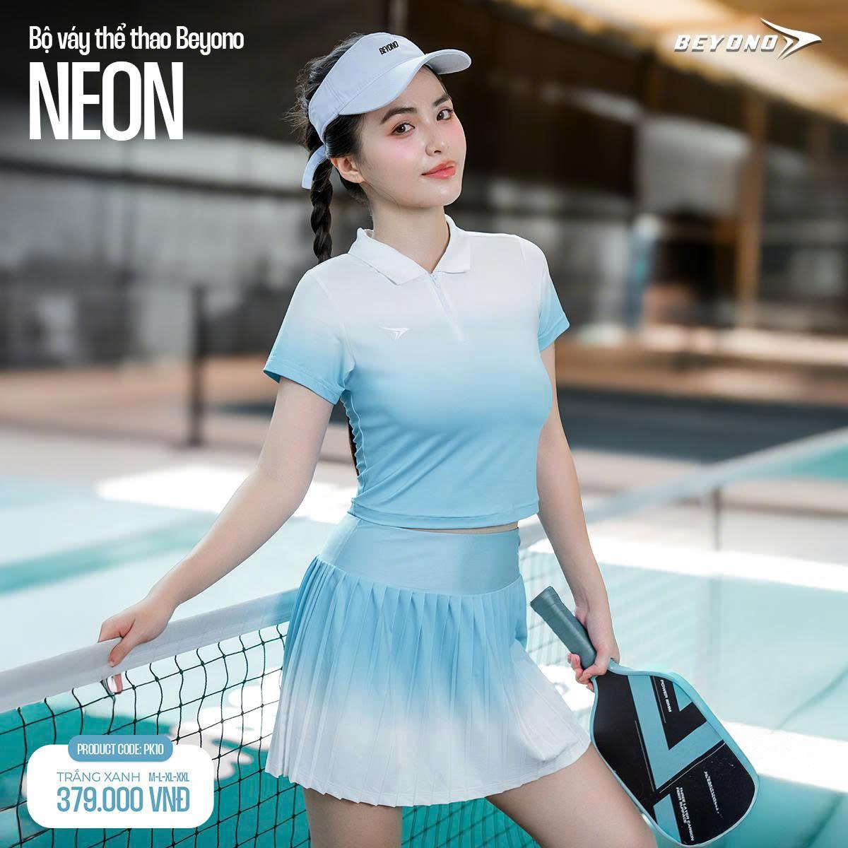 Bộ Váy Áo Pickleball Beyono NEON Vải Poly Co Giãn Thoáng Khí Thể Thao Đương Đại_thumbnail_1