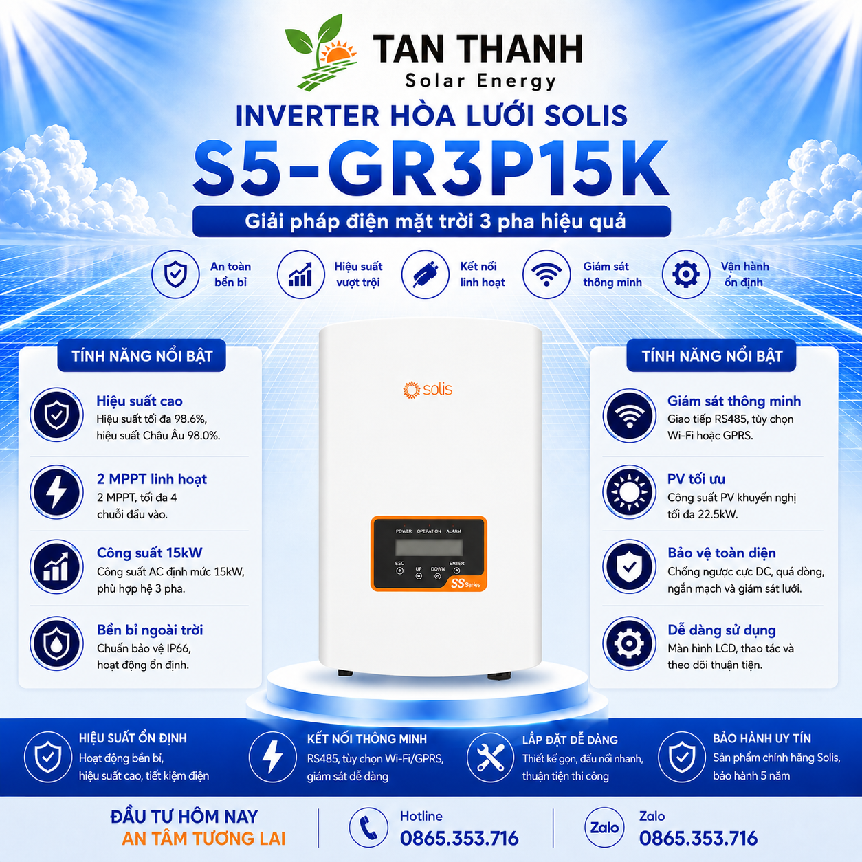 Solis S5-GR3P15K 15kW 3 Pha