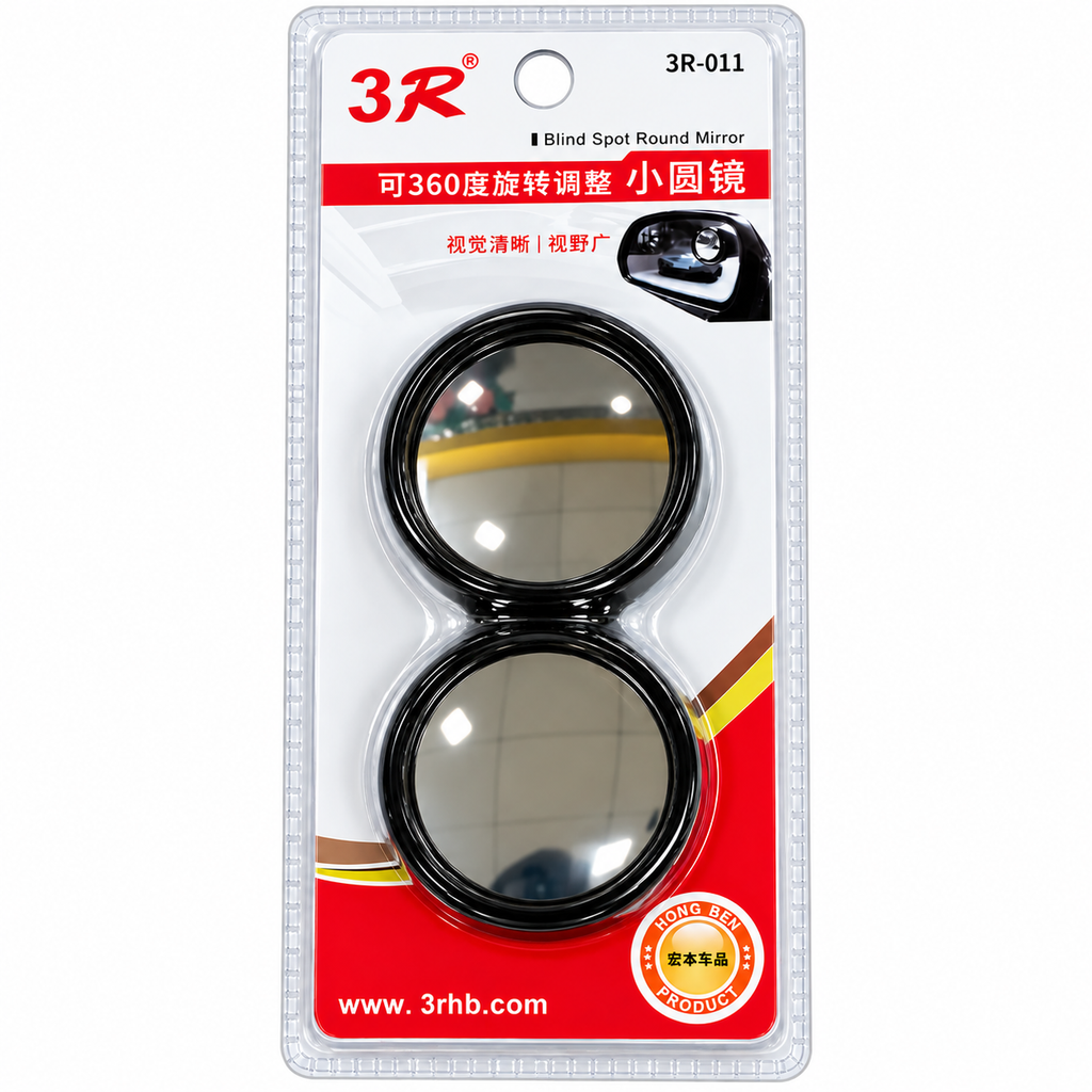 Bộ 2 Gương Cầu Lồi Gắn Gương Ô Tô 3R-011 Chính Hãng_thumbnail_4