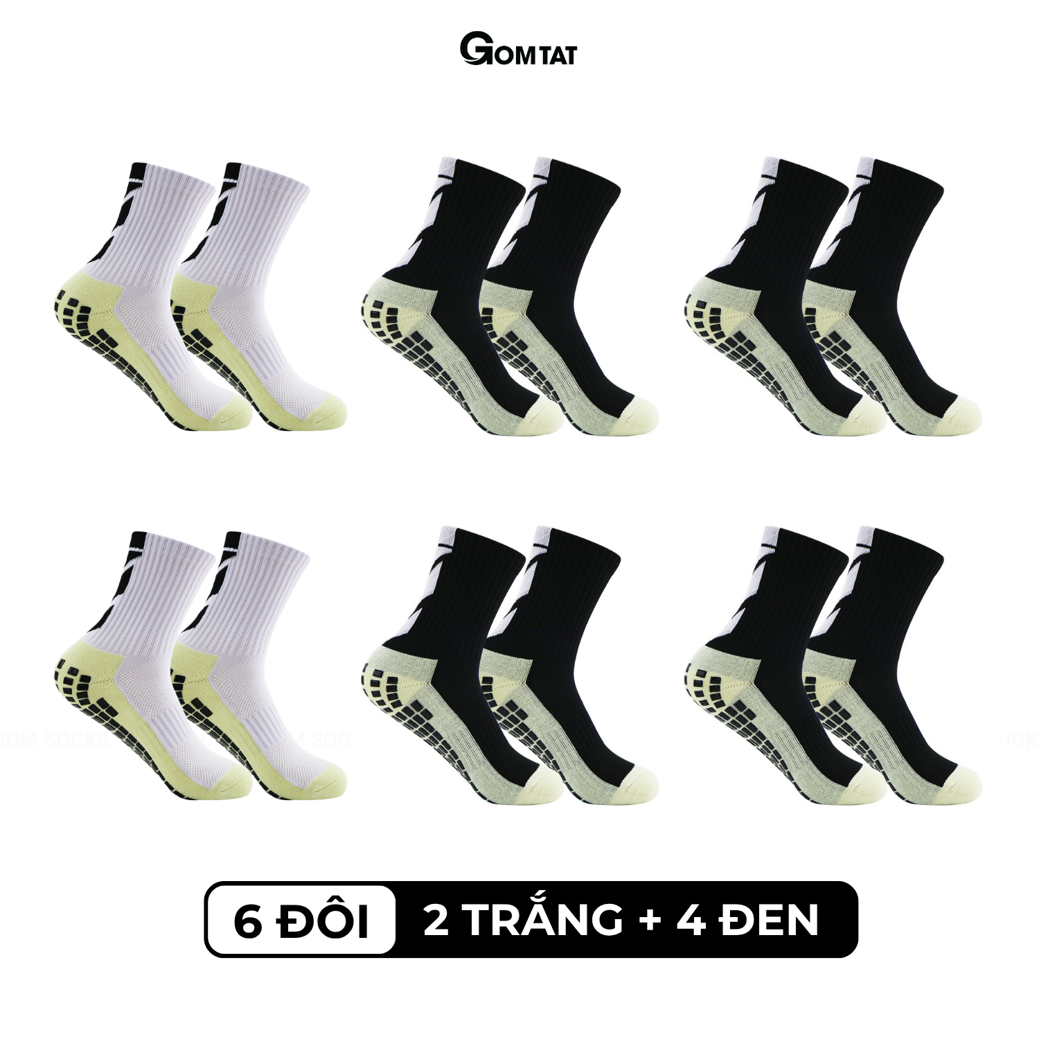 Combo tất thể thao nam đá bóng GOMTAT, chất liệu cotton, silicon chống trượt - TIA-DB-506_thumbnail_28