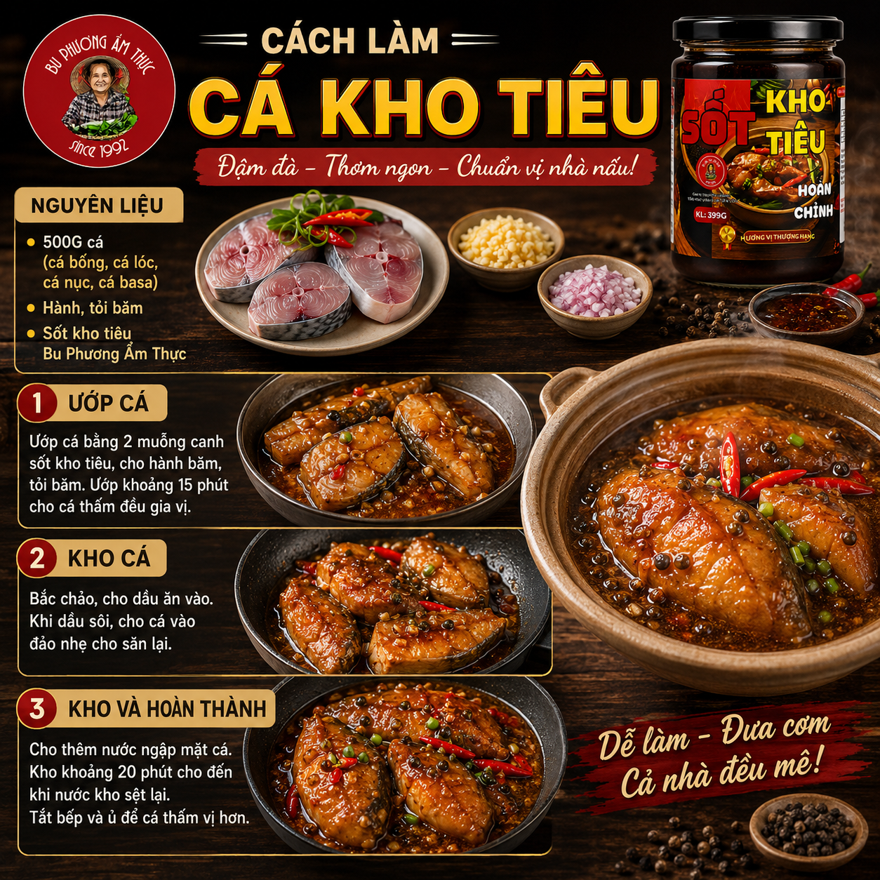 Sốt Kho Tiêu Bu Phương 399G – Kho Thịt, Cá, Sườn Đậm Đà - BP48_thumbnail_5