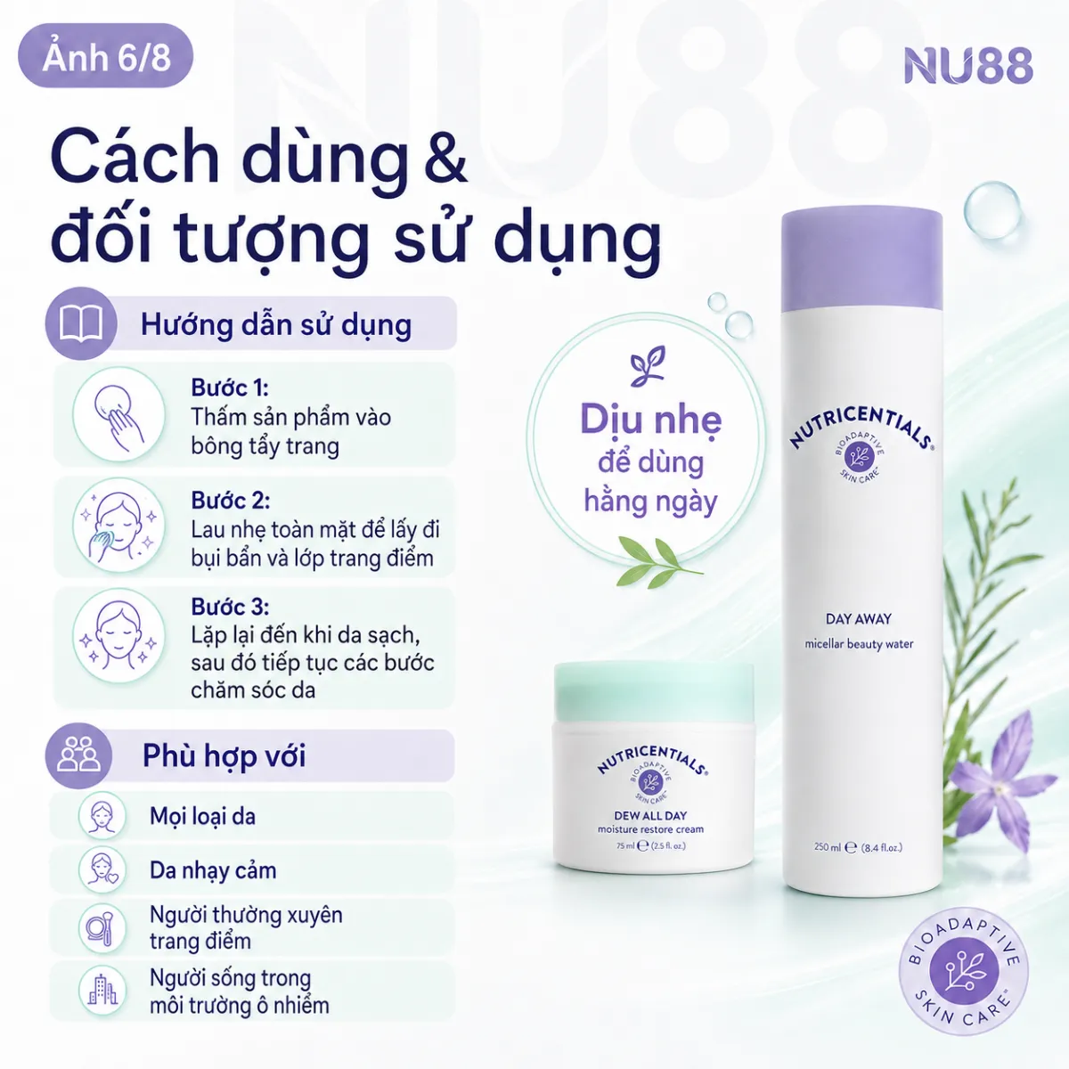 Dung dịch tẩy trang Nutricentials Day Away Micellar Beauty Wate_thumbnail_7