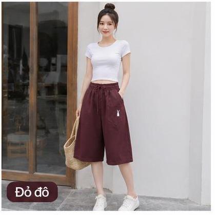 Quần Kaki ngố mã 76  lưng thun Thiết Kế Thời Trang Free size 45-75kg Phong Cách Hiện Đại Thoải Mái Chiều Dài 9 Tấc_thumbnail_8