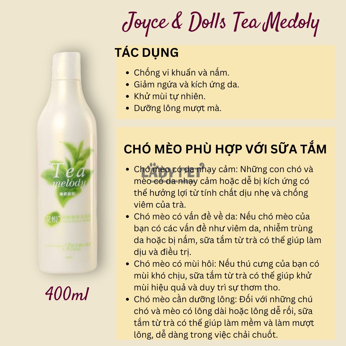 Sữa tắm hương nước hoa Joyce & Dolls (400ml)_thumbnail_3